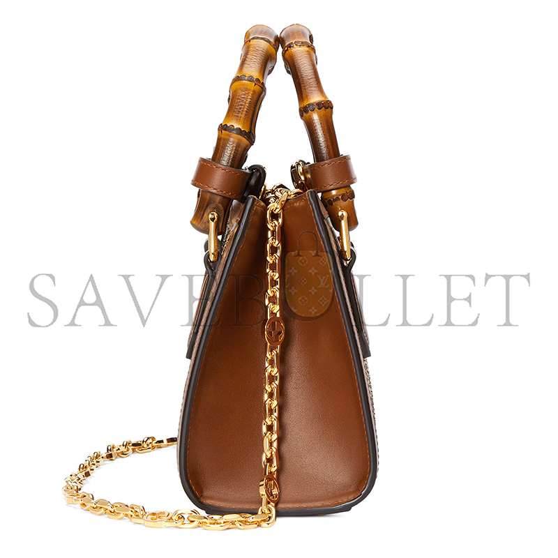 GUCCI DIANA CRYSTALS SMALL TOTE BAG 707449 (20*16*10cm)